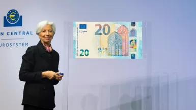 كريستين لاجارد رئيسة البنك المركزي الأوروبي